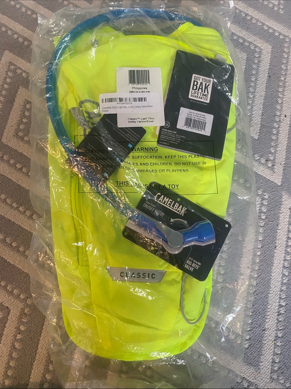 Yellow classic camelbak